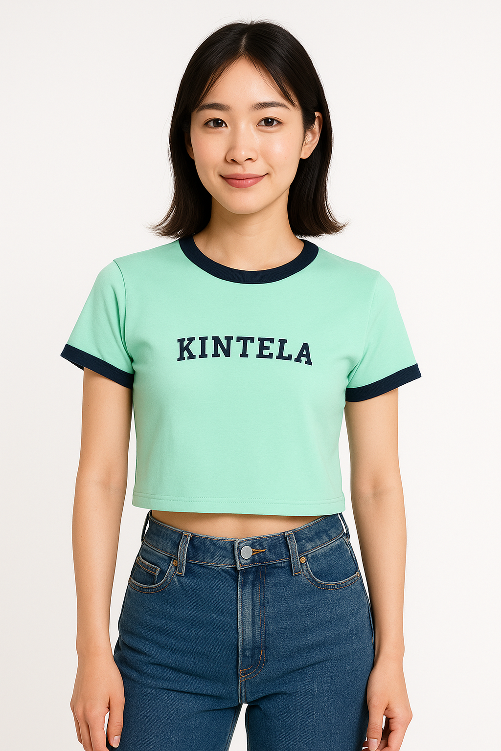 Kintela Minty Crop Tee