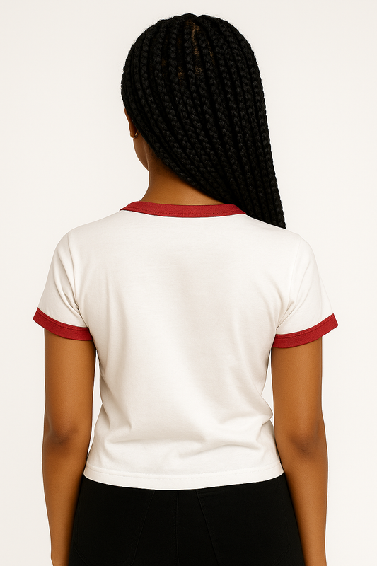 Apple Graphic Trim T-Shirt