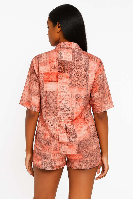 Coral Desert Print Trio