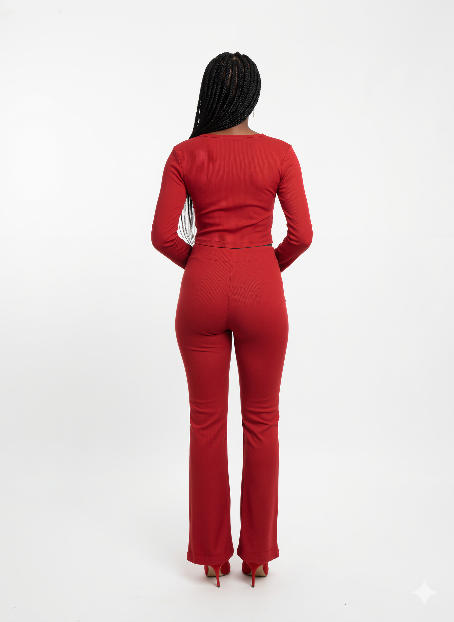 Ribbed Button Co-Ord