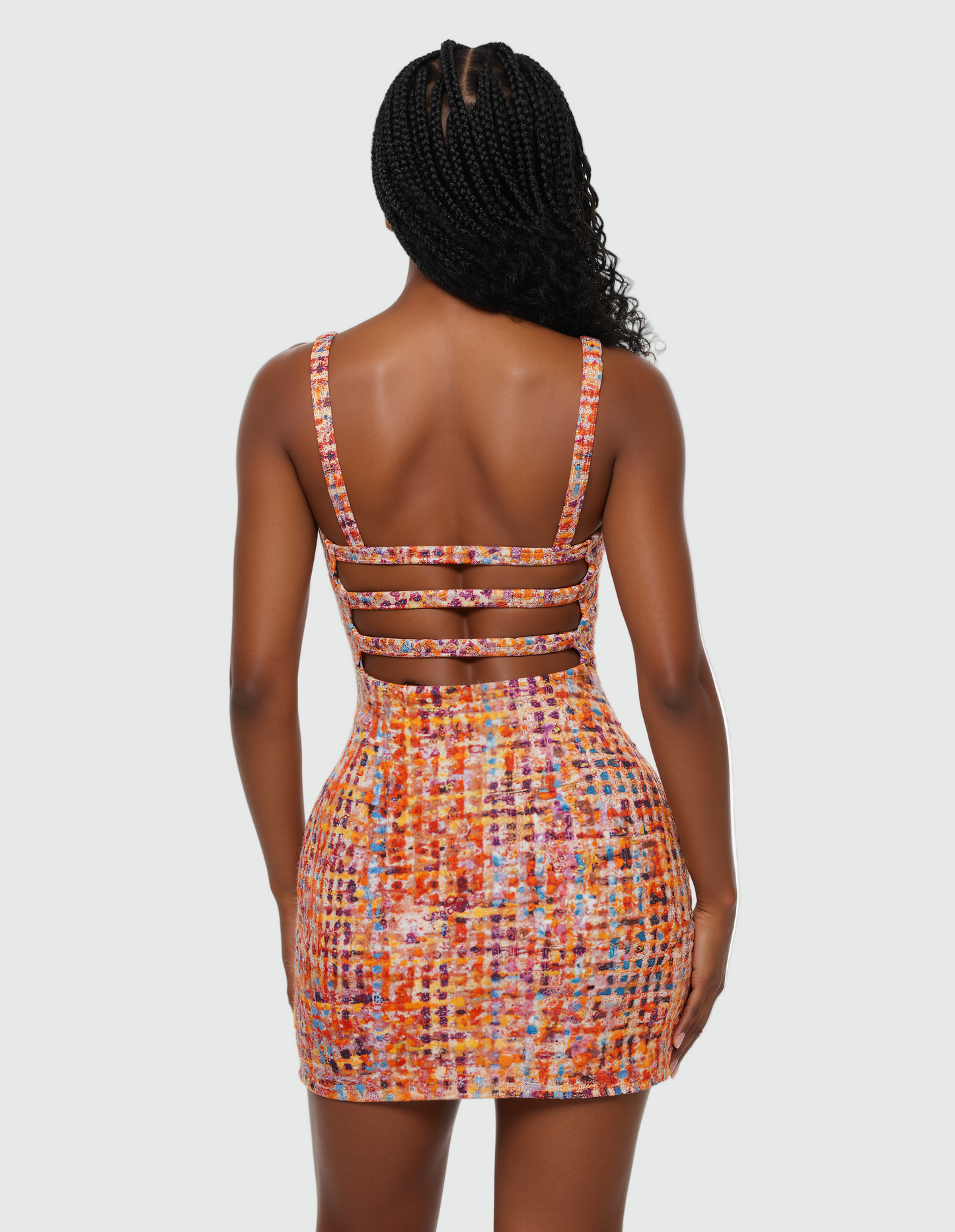 Mosaic Tweed Bodycon