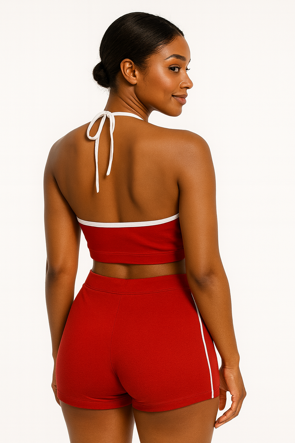 Varsity ’98 Star Halter Short Set