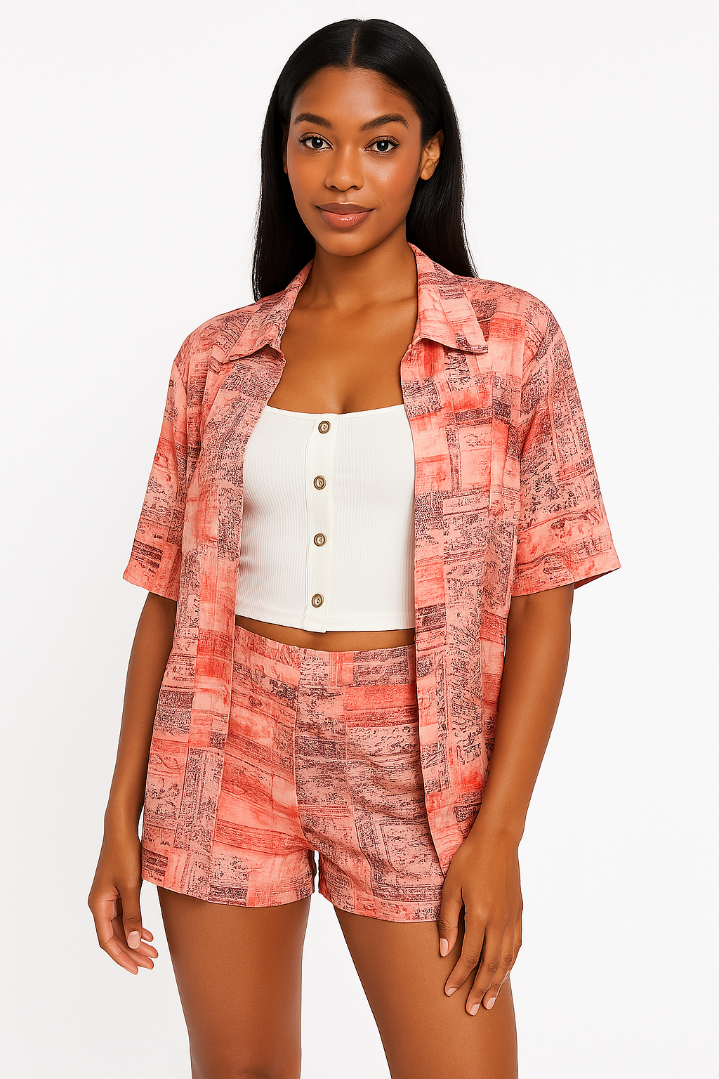 Coral Desert Print Trio